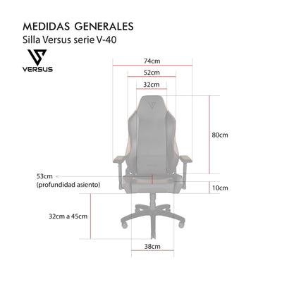 Silla Gamer Versus V-40 - Achorao