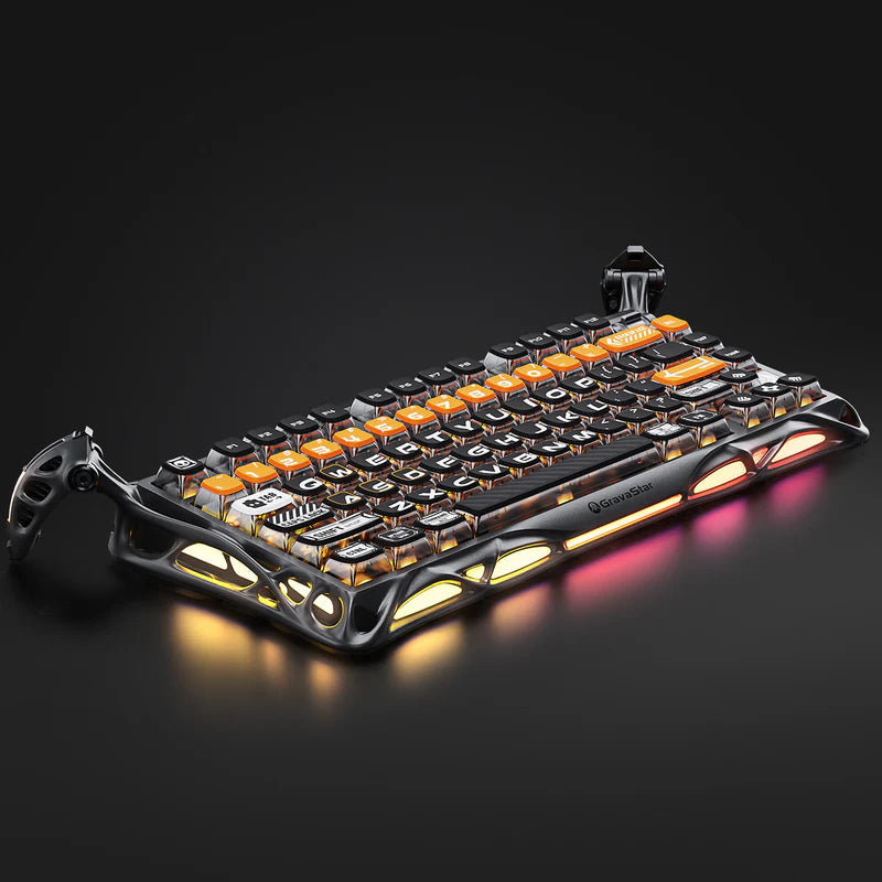 Teclado mecánico gamer Gravastar Mercury K1 Pro, inalámbrico - Achorao