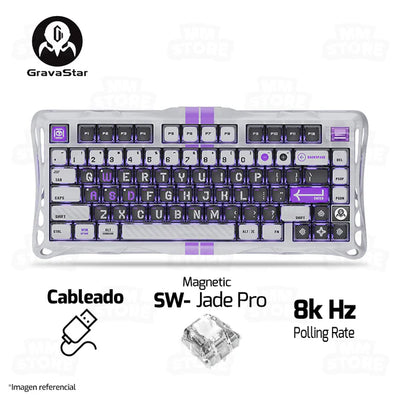 Teclado GravarStar Mercury V75 HE Cableado Ingles - Achorao