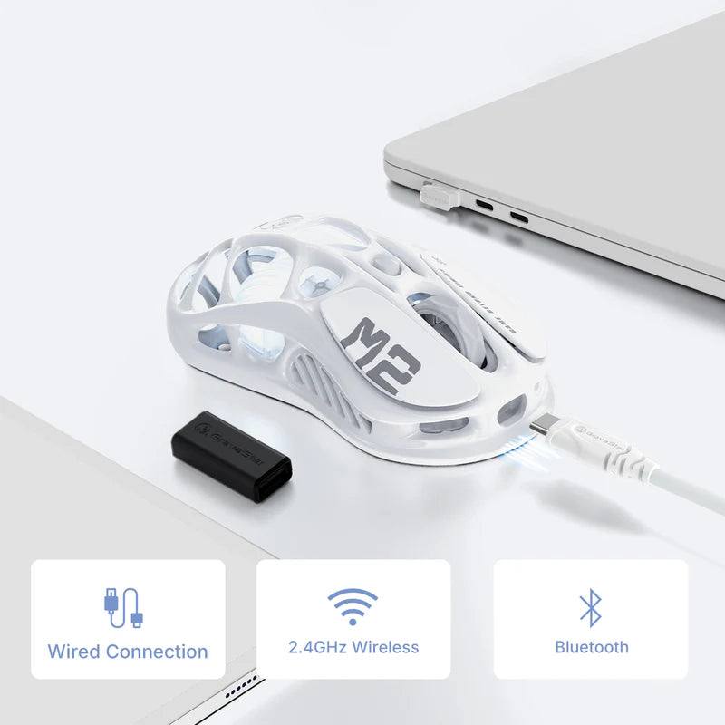 Mouse Gravastar Mercury M2 Inalambrica Opaline