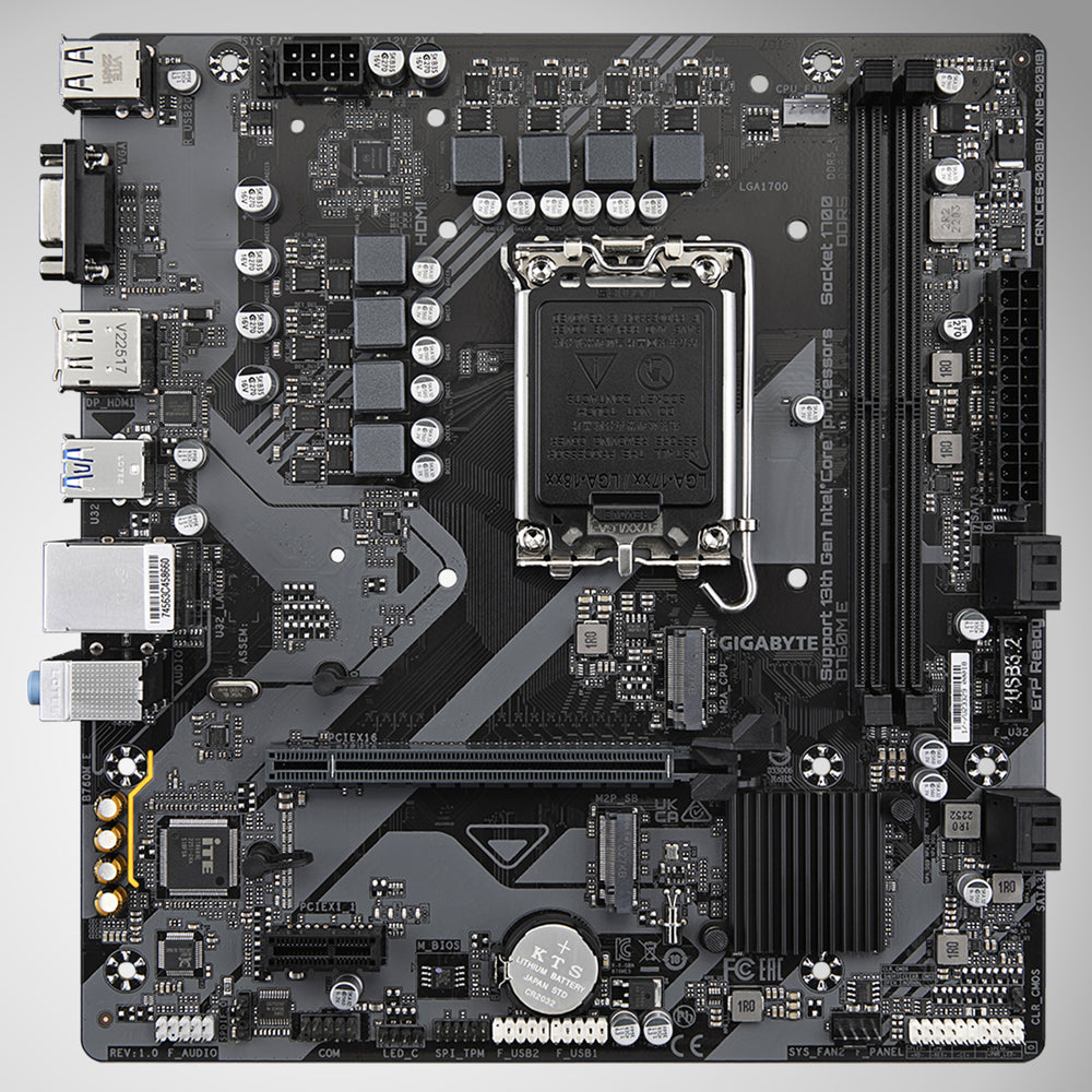 Placa Madre Gigabyte B760M E DDR5 para Intel LGA 1700 (mATX) DEMO - Achorao