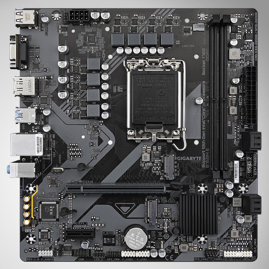 Placa Madre Gigabyte B760M E DDR5 para Intel LGA 1700 (mATX) DEMO - Achorao