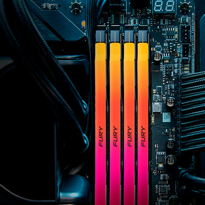 Memoria DIMM Kingston Fury 32GB DDR5-6400MT/s PC5-51200, 2Rx8 CL32 1.4V 288-Pin - Achorao