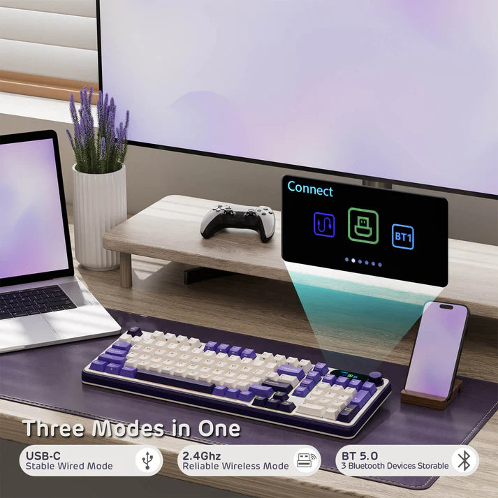 Teclado gamer Royal Kludge RK-S98 Inalámbrico - PREVENTA - Achorao