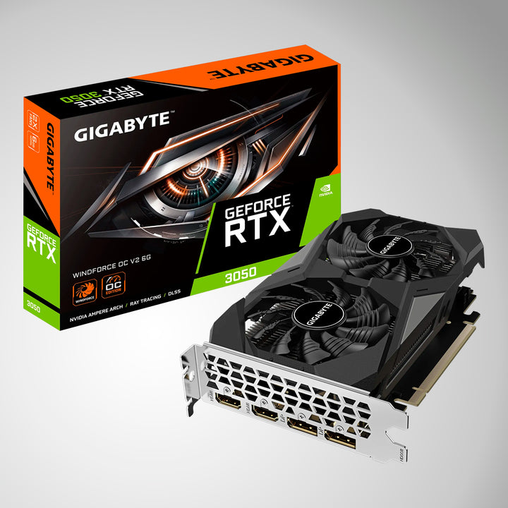 Tarjeta de Video GIGABYTE Geforce RTX 3050 WINDFORCE OC V2 6G