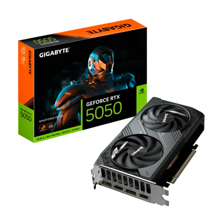 Tarjeta gráfica GIGABYTE GeForce RTX 5050 Winforce OC V2 8GB - Achorao