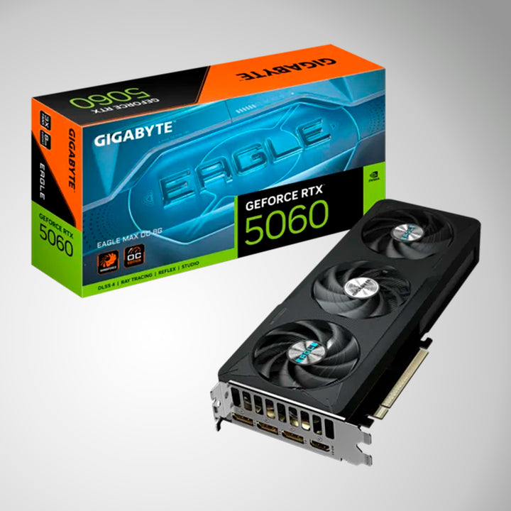 Tarjeta gráfica GIGABYTE Geforce RTX 5060 EAGLE MAX OC 8G GDDR7 - Achorao