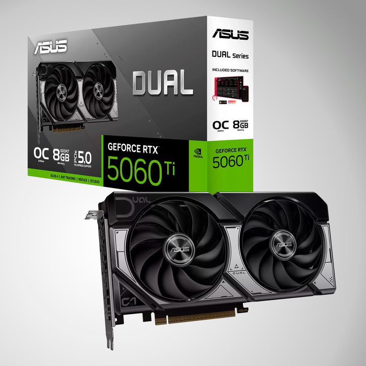 Tarjeta Gráfica ASUS DUAL OC GeForce RTX 5060TI 8GB GDDR7 - Achorao