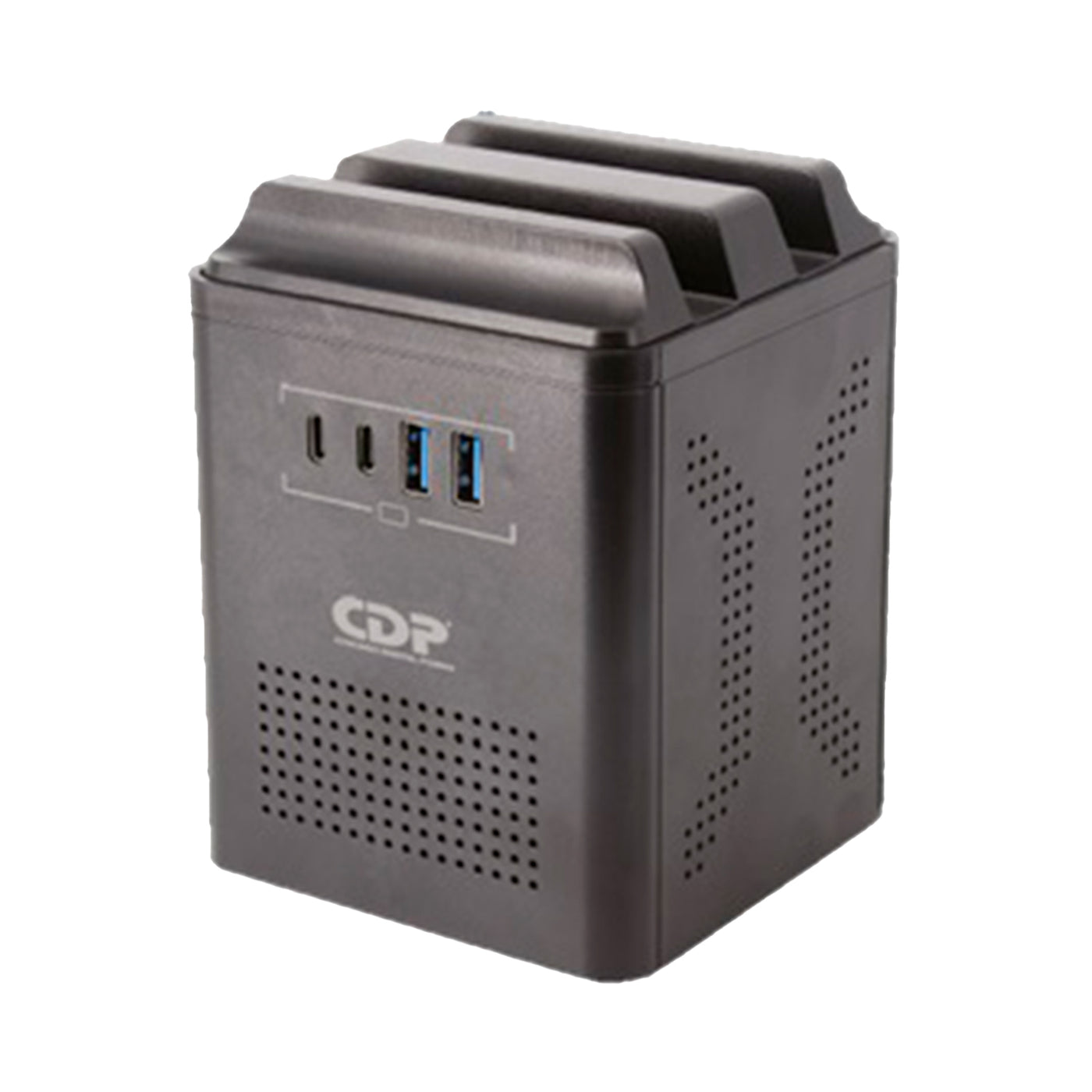 Estabilizador CDP RUAVR1004I 1000VA/500W 4 Salidas/2 USB-A/2USB C (RUAVR1004I) - Achorao