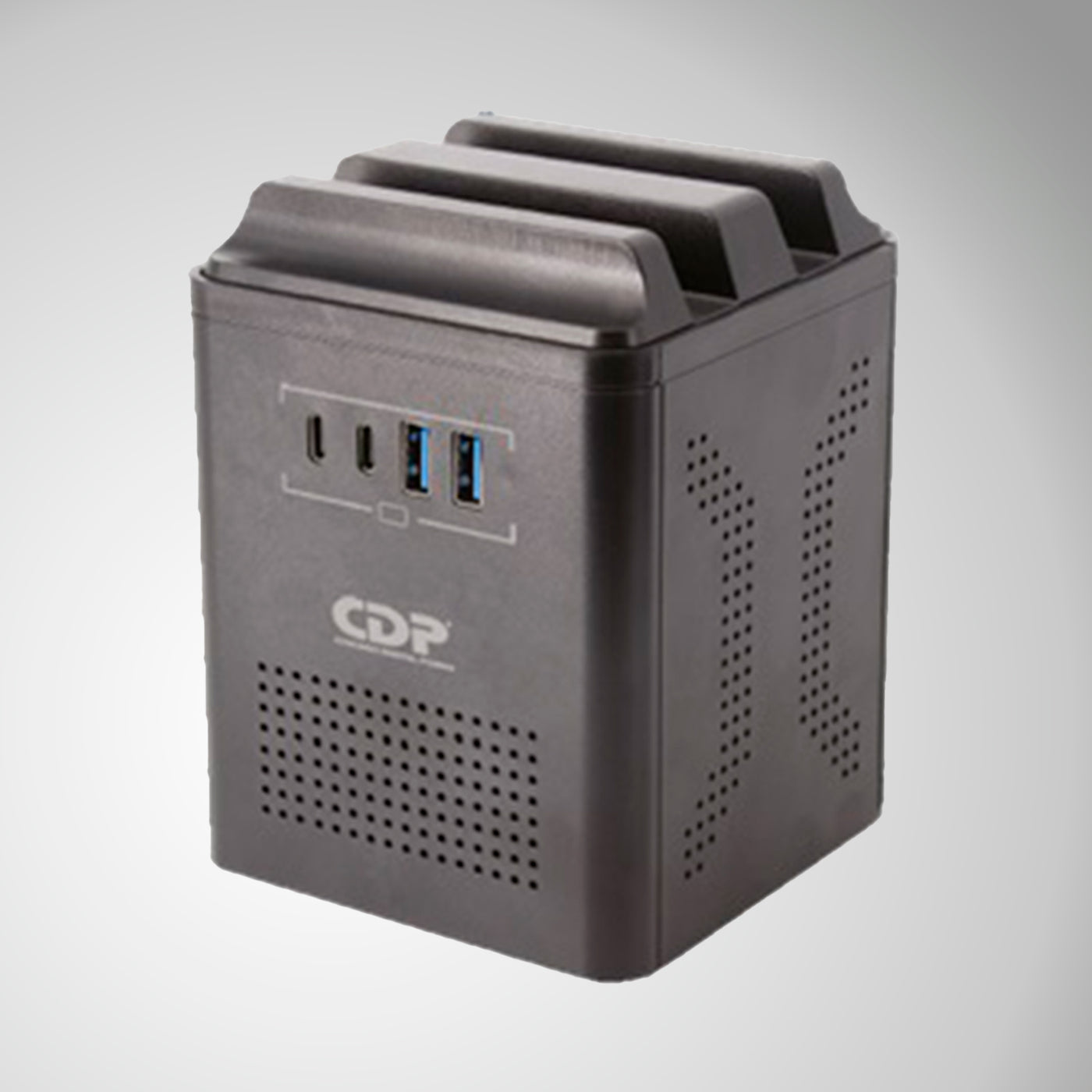 Estabilizador CDP RUAVR1004I 1000VA/500W 4 Salidas/2 USB-A/2USB C (RUAVR1004I) - Achorao