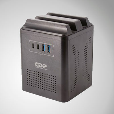 Estabilizador CDP RUAVR1004I 1000VA/500W 4 Salidas/2 USB-A/2USB C (RUAVR1004I) - Achorao