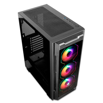 CASE ANTRYX RX 560 BLACK, ARGB FAN X3, VIDRIO TEMPLADO - Achorao