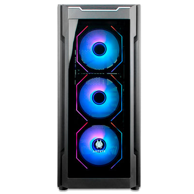 CASE ANTRYX RX 560 BLACK, ARGB FAN X3, VIDRIO TEMPLADO - Achorao