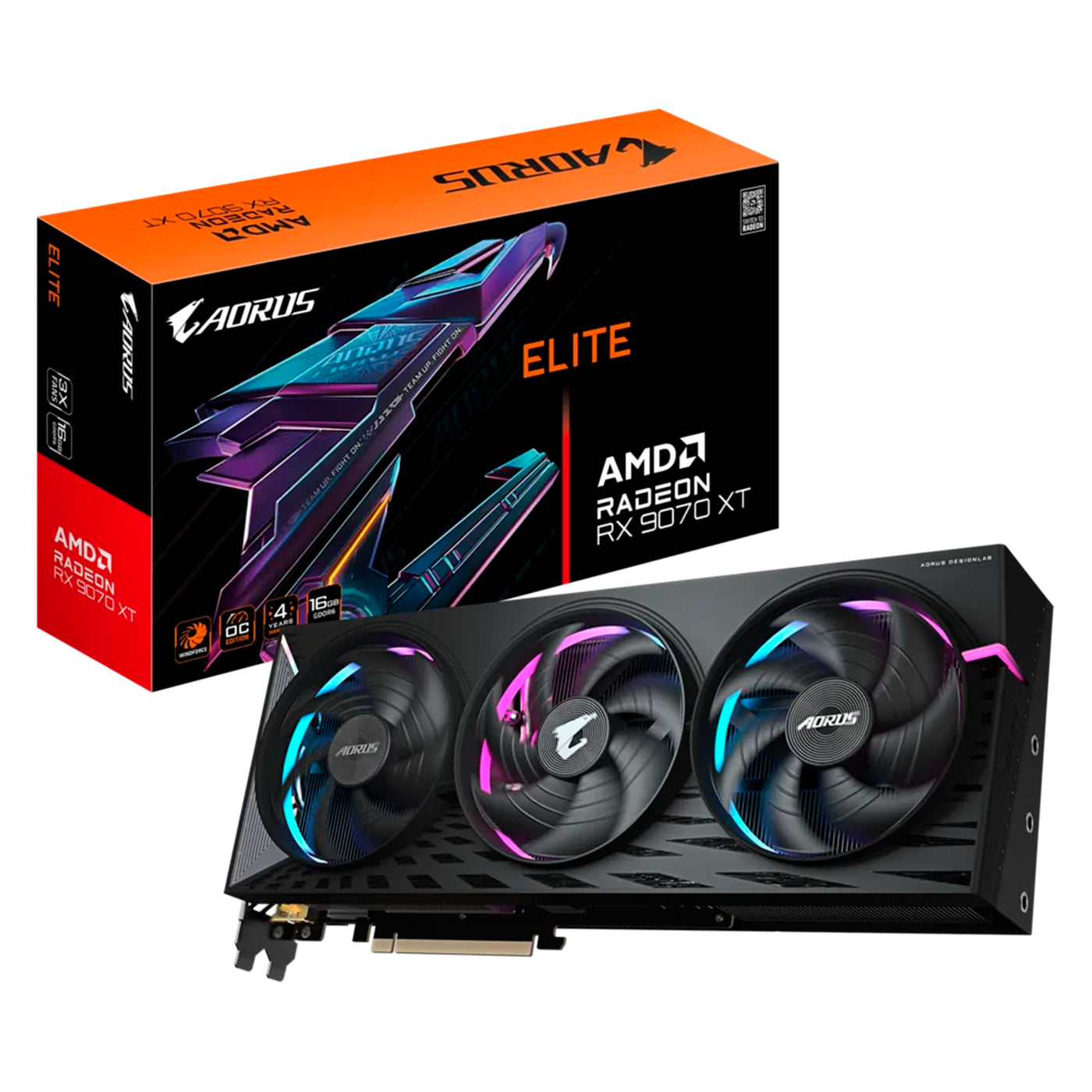 Tarjeta De Video Gigabyte AORUS RX9070 XT ELITE 16G - Achorao