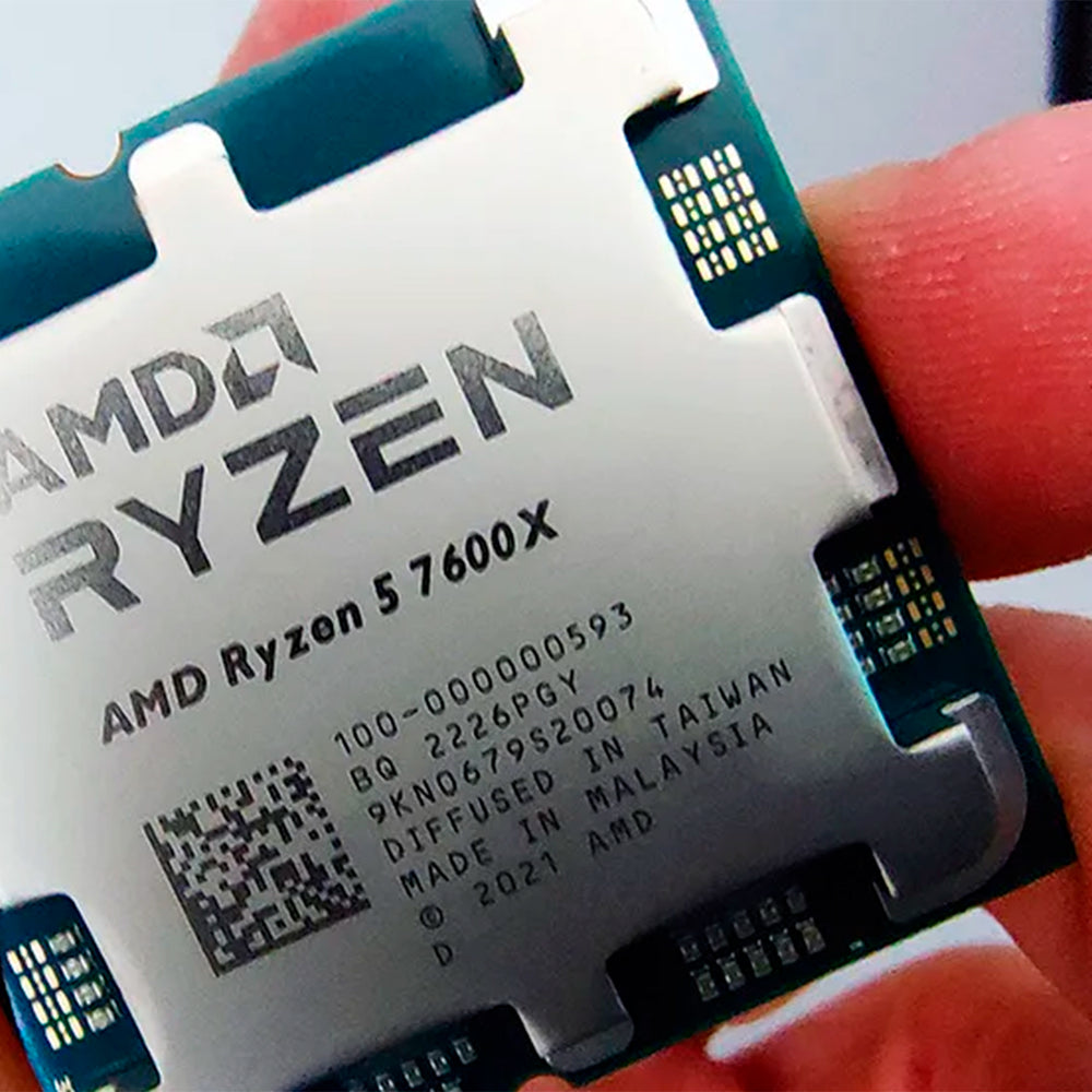 Procesador AMD Ryzen 5 7600X, hasta 5.3 GHz, 6 núcleos, socket AM5, con gráficos integrados - Achorao