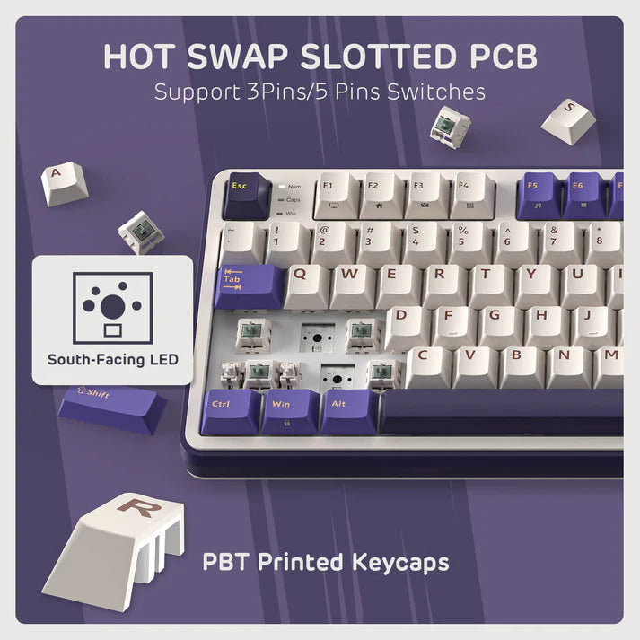 Teclado gamer Royal Kludge RK-S98 Inalámbrico - PREVENTA - Achorao