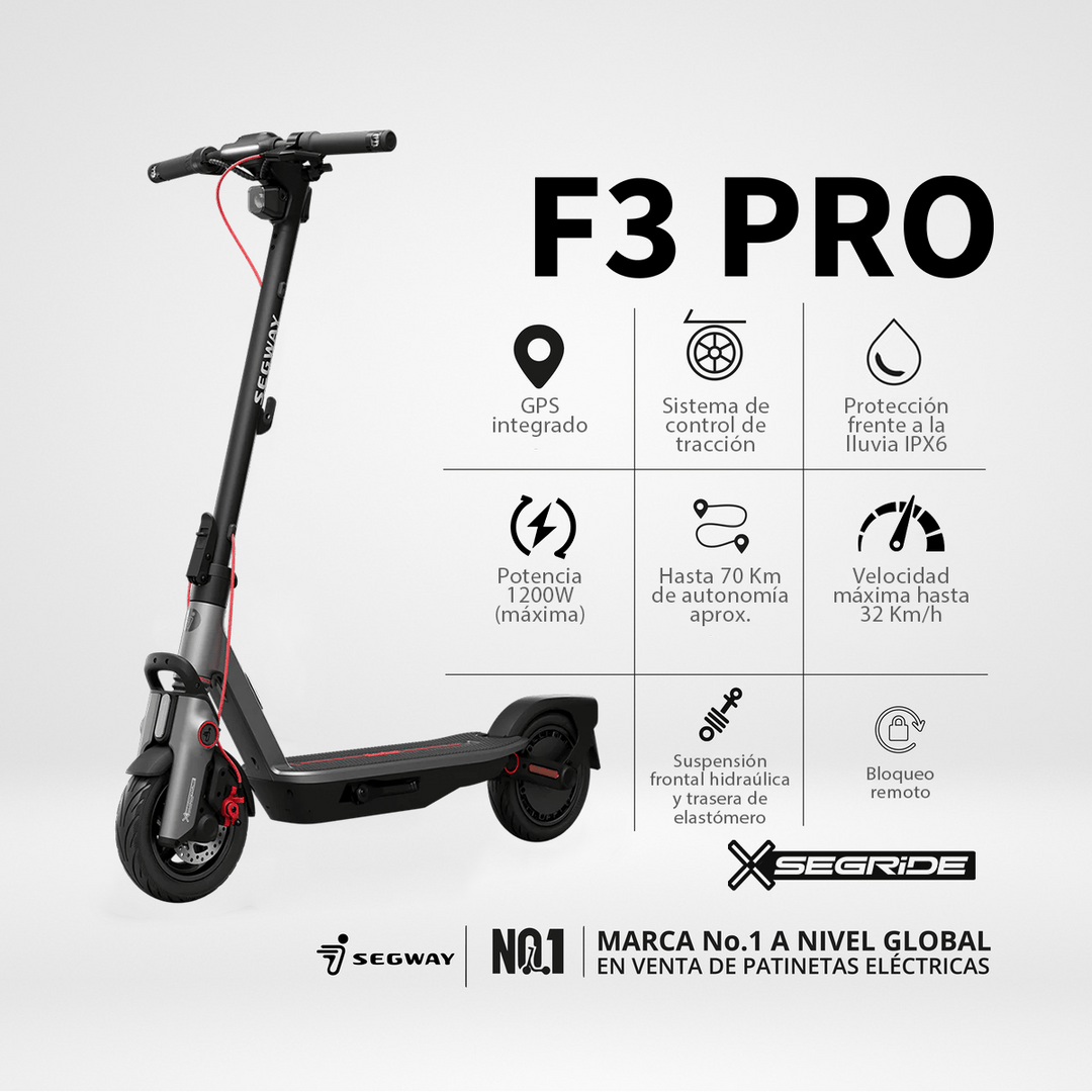 Scooter Eléctrico SEGWAY F3 PRO - Achorao