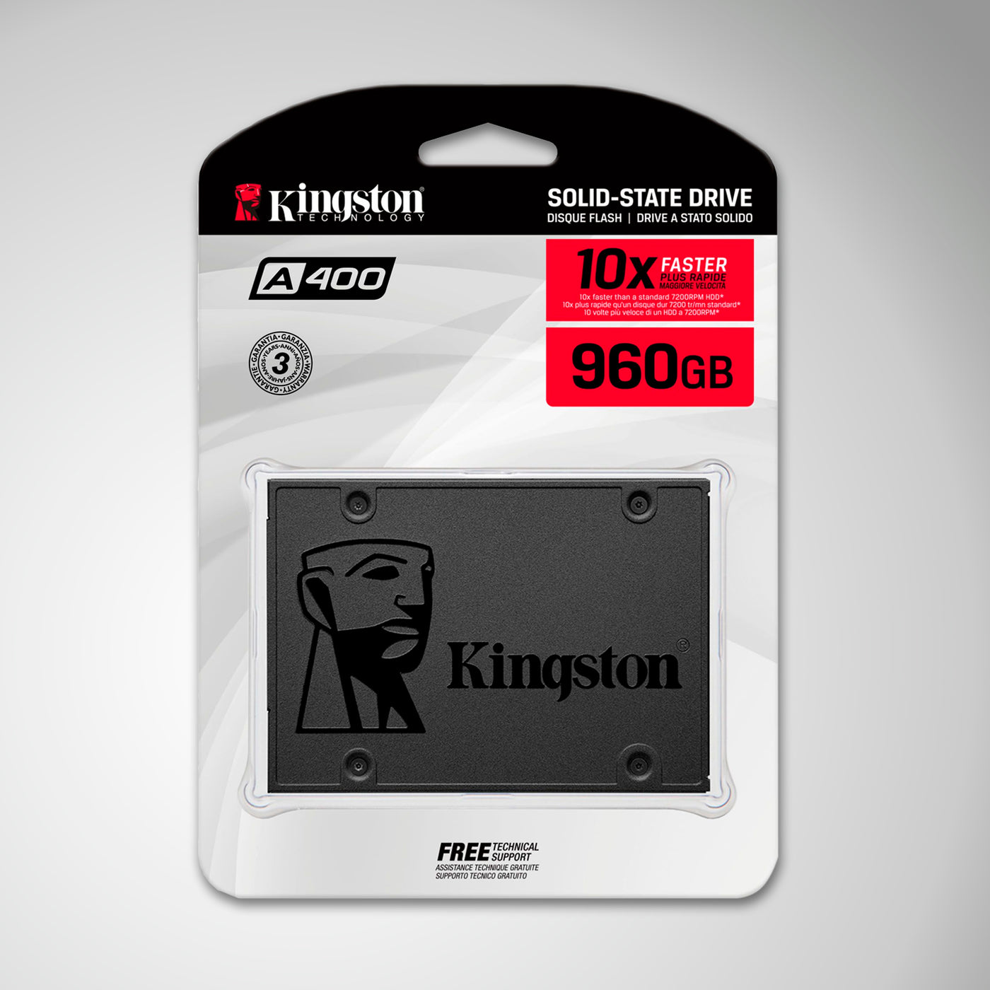 Unidad de Estado Solido Kingston A400, 480GB/960GB, SATA