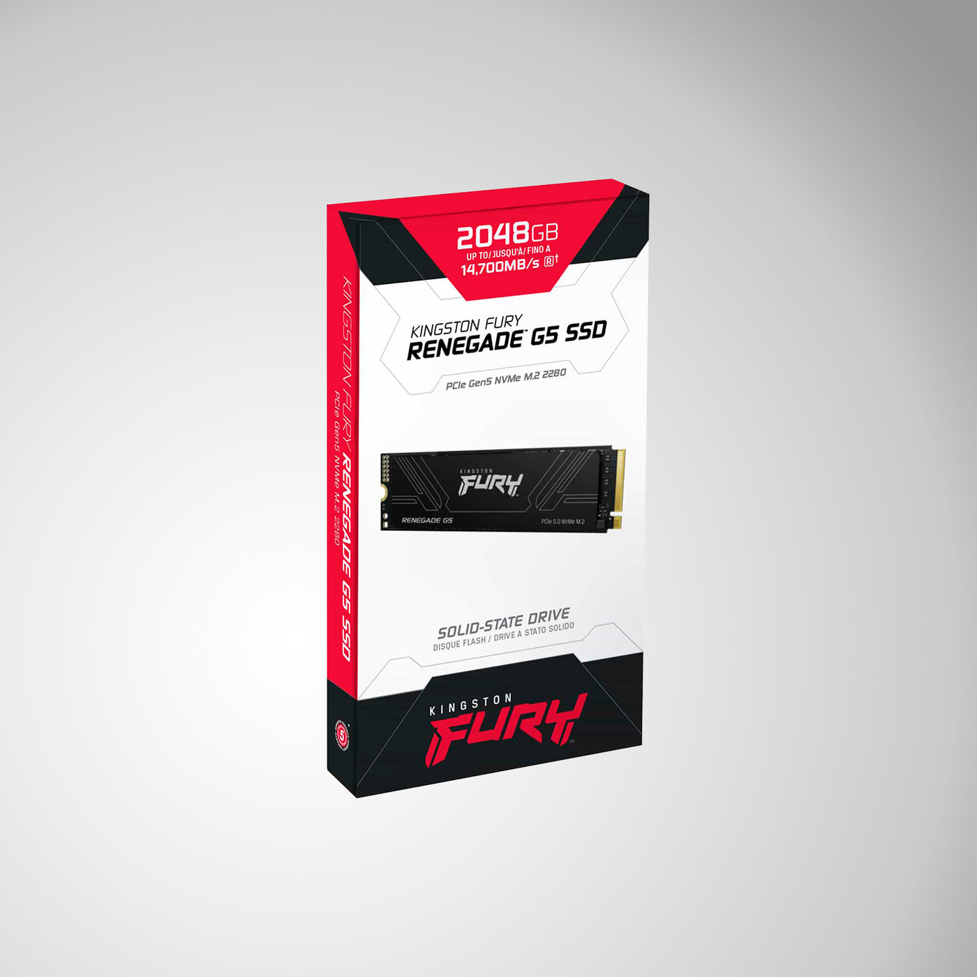 Unidad de Estado Sólido Kingston Fury Renegade G5 M.2 2280 NVMe PCle 5.0 - Achorao