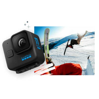 GoPro HERO 11 Black Mini - Cámara de acción compacta impermeable con video Ultra HD de 5.3K60, tomas de marco de 24.7 MP, sensor de imagen de 1/1.9 pulgadas, transmisión en vivo, estabilización