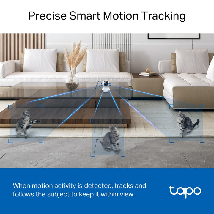Cámara de seguridad TP-Link Tapo C230 Wi-Fi pan/tilt, 5 MP, con IA - Achorao