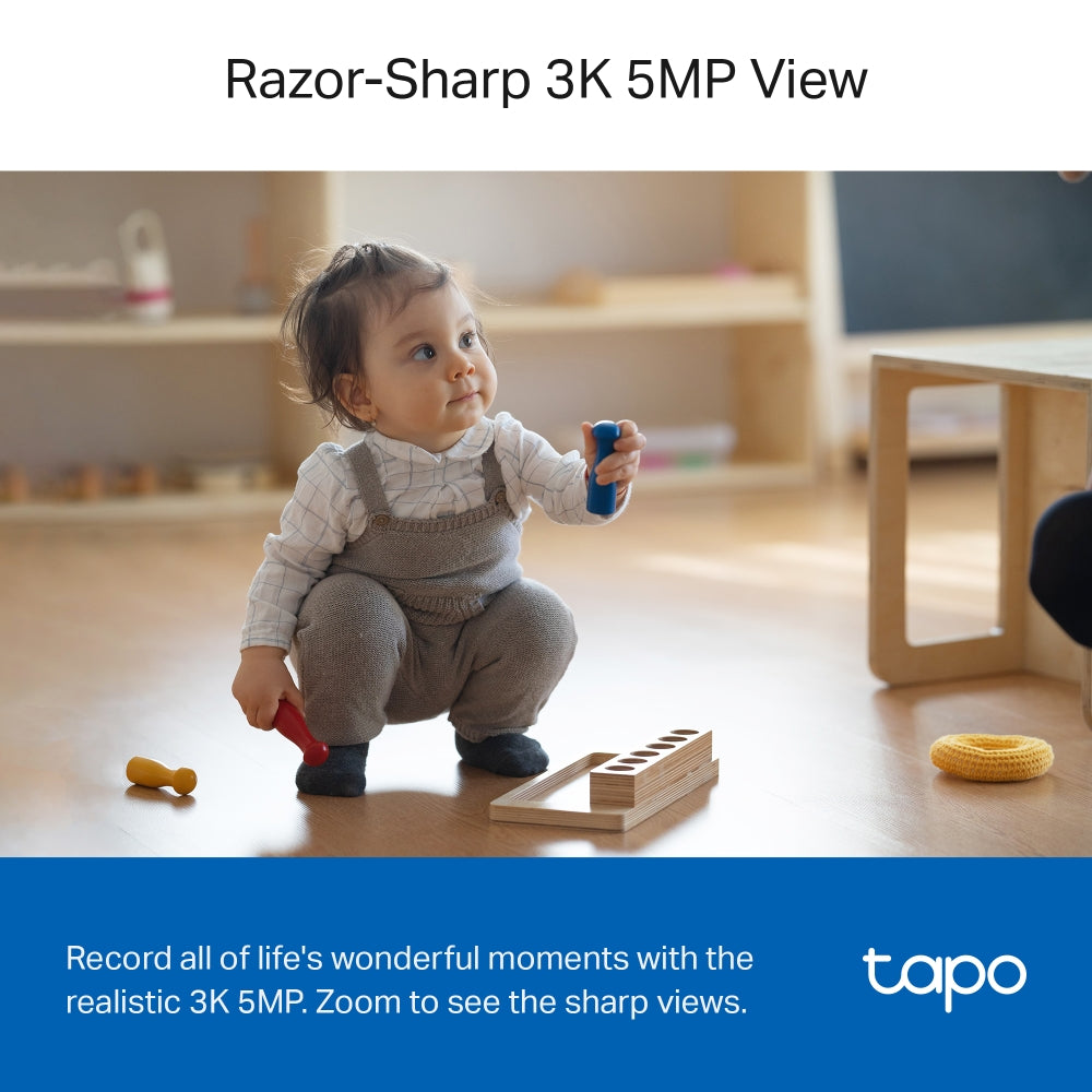 Cámara de seguridad TP-Link Tapo C230 Wi-Fi pan/tilt, 5 MP, con IA - Achorao