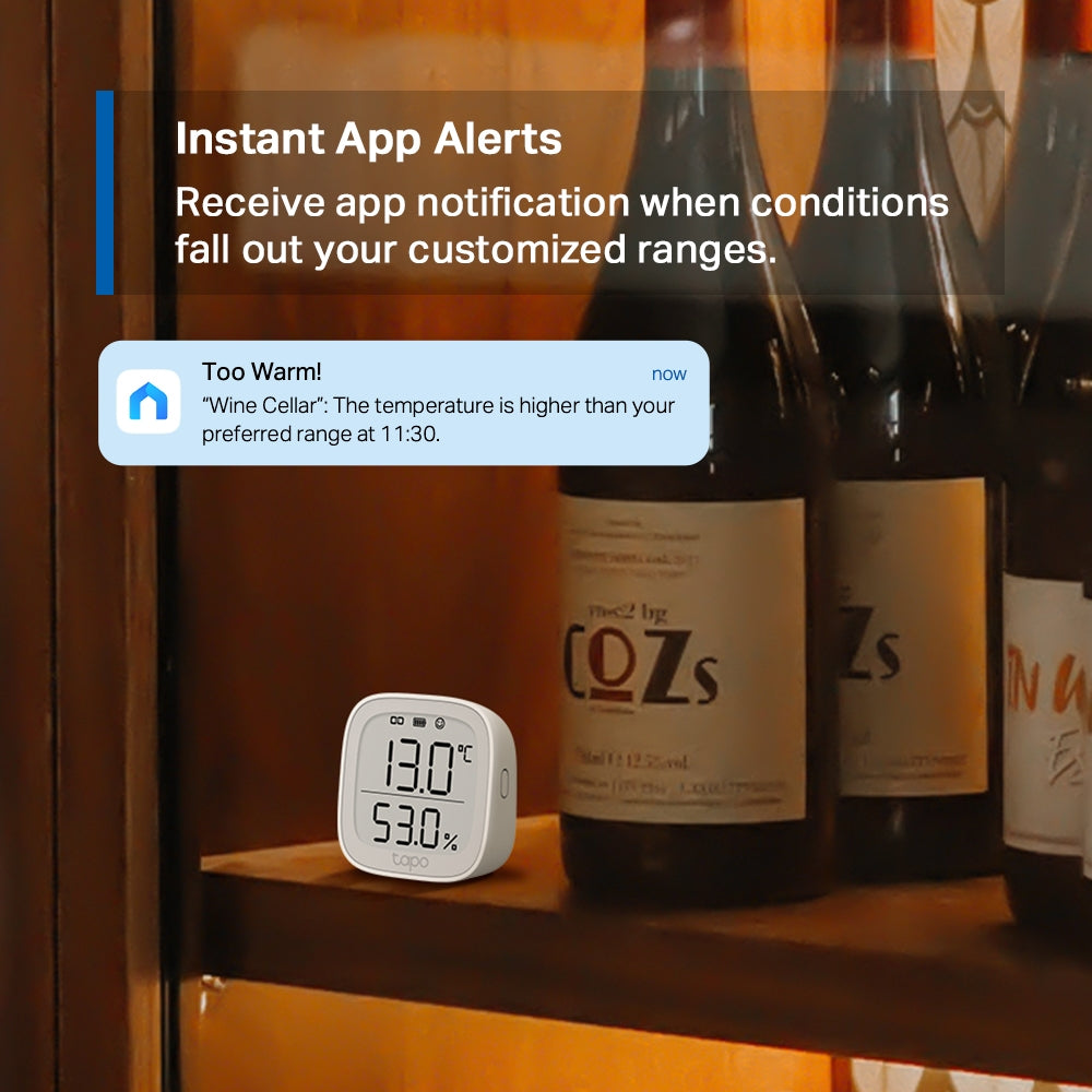 Sensor inteligente de temperatura y humedad TP-Link Tapo T315 - Achorao