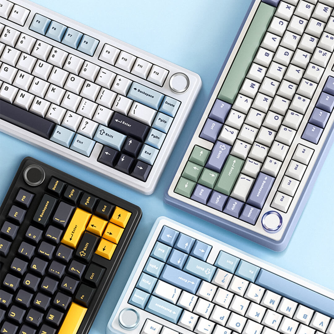 Teclado mecánico gamer Aula F75, inalámbrico, RGB - Achorao