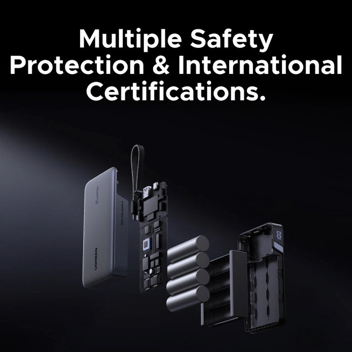 Power Bank UGREEN de 67 W con cable integrado PB550 - Achorao