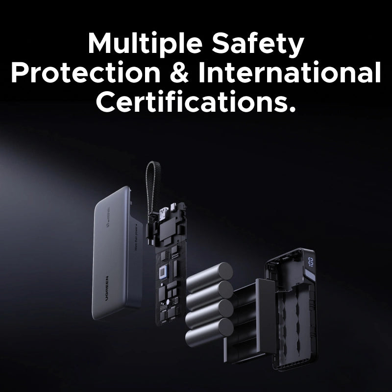 Power Bank UGREEN de 67 W con cable integrado PB550 - Achorao