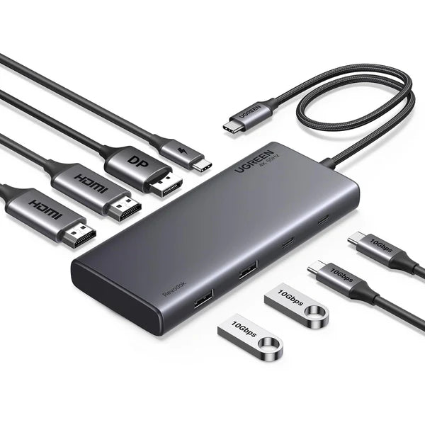Adaptador hub UGREEN 8-in-1 USB-C Revodok Pro CM639 35625