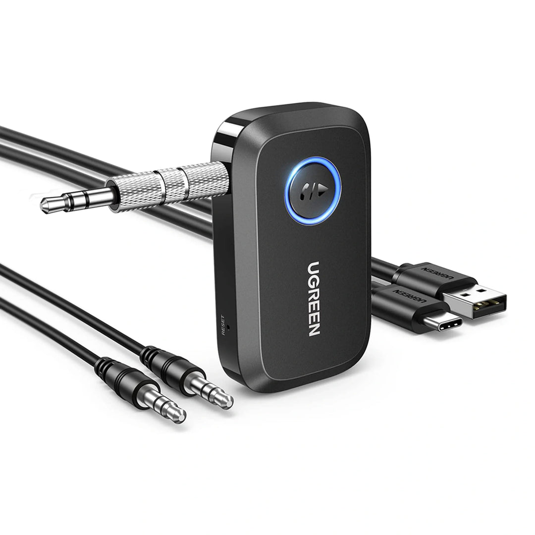 Adaptador de audio Bluetooth recargable de 3,5 mm UGREEN LDAC de alta resolución BT509
