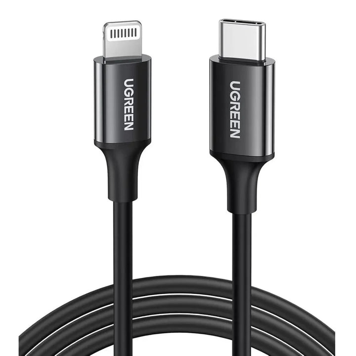 Cable UGREEN USB-C a Lightning M/M Nickel Plating ABS Shell (Black) US171 60751