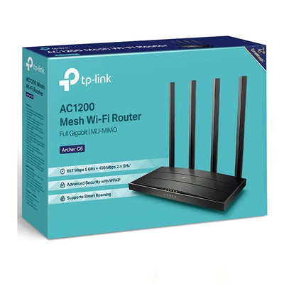 Tp-link Archer C6 AC1200 Dual-Band Wi-fi Router Speed