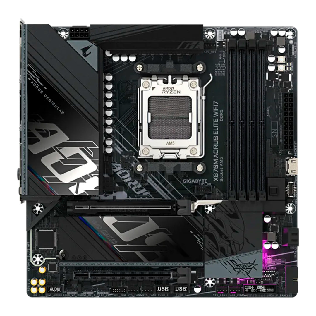 Placa madre Gigabyte X870M Aorus ELITE WiFi 7 DDR5, socket AM5