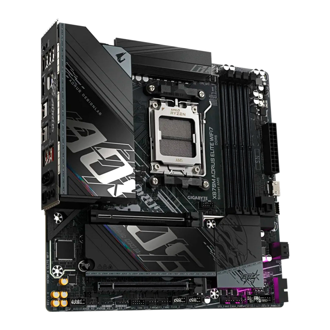 Placa madre Gigabyte X870M Aorus ELITE WiFi 7 DDR5, socket AM5