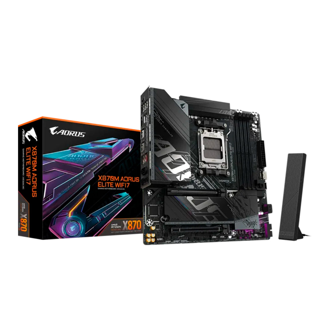Placa madre Gigabyte X870M Aorus ELITE WiFi 7 DDR5, socket AM5