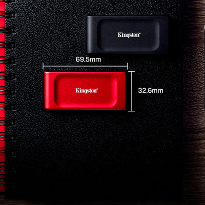 Unidad De Estado Sólido Externa Kingston XS1000, 1TB, USB 3.2Gen 2 Tipo-C RED - Achorao