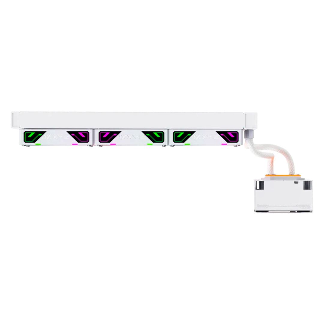 Refrigeración Líquida XYZ HydroView 360B AIO con Pantalla LCD 3.5” para CPU White - Achorao