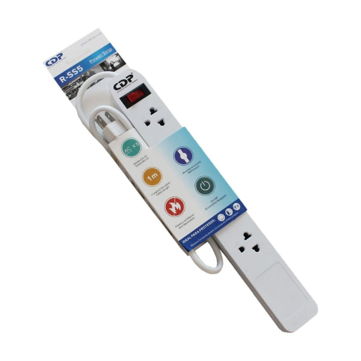 Supresor de picos CDP R-SS5, 05 TOMAS, color Blanco