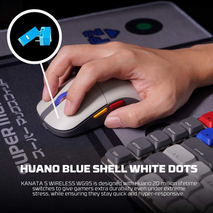 Mouse gamer Fantech KANATA Wireless WG9S Supermaxfit - Achorao