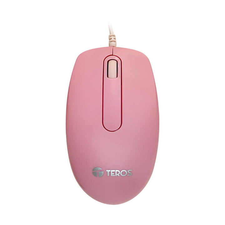 Mouse óptico TEROS TE-1221S, 1000 DPI, USB, 3 botones - Achorao