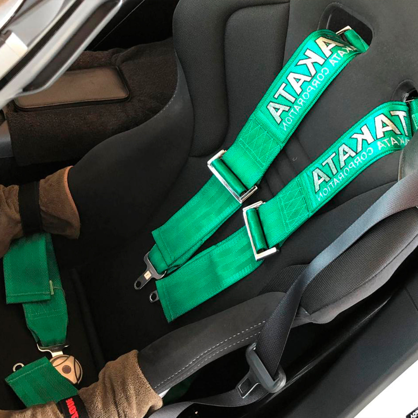 Arnés de cinturón de seguridad Takata de 4 puntos y 3" MPH341/MPH341W Versión Simracing - Achorao