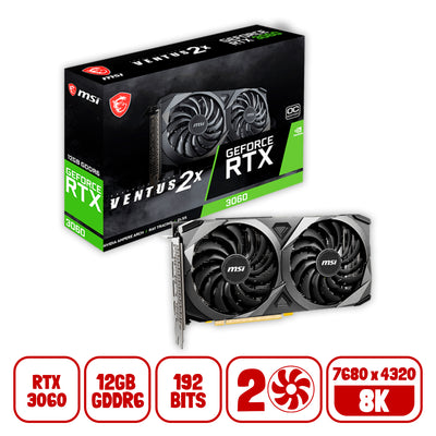 Rifa RTX 3060 VENTUS 2X 12GB OC y 2 PREMIOS MAS (Sorteo 15 de agosto) - Achorao