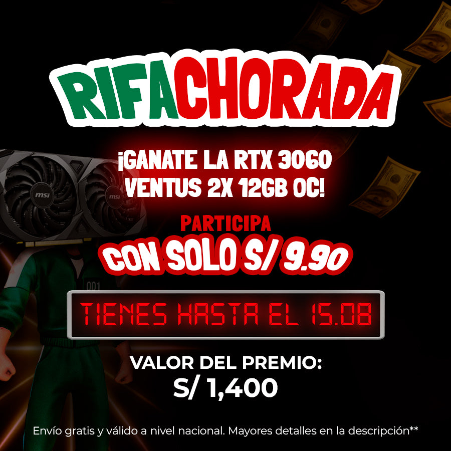 Rifa RTX 3060 VENTUS 2X 12GB OC y 2 PREMIOS MAS (Sorteo 15 de agosto) - Achorao