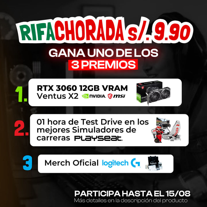 Rifa RTX 3060 VENTUS 2X 12GB OC y 2 PREMIOS MAS (Sorteo 15 de agosto) - Achorao