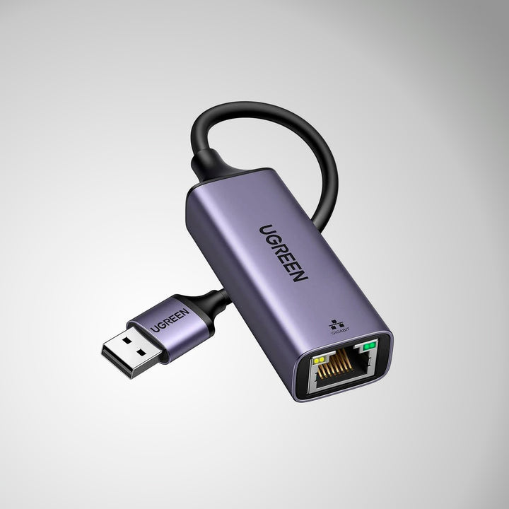 UGREEN USB to RJ45 Ethernet Adapter Aluminum Case (Space Gray) CM209 50922