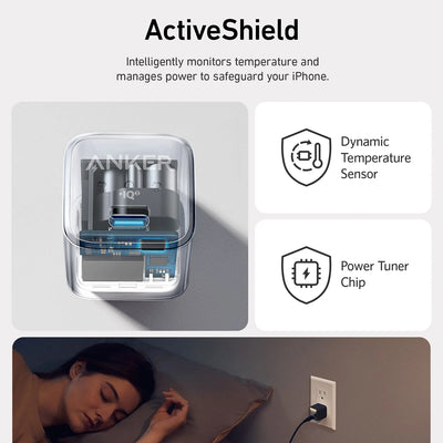 Cargador Anker 511 (Nano Pro) ultra compacto USB-C 20W - Achorao