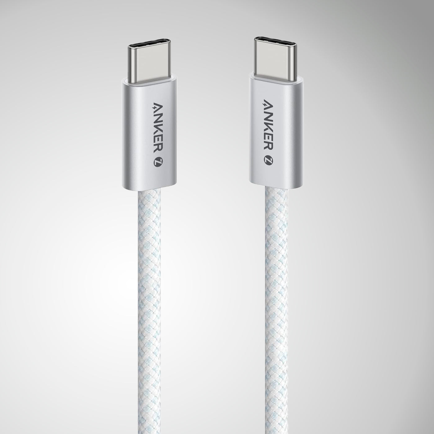 Cable USB-C A USB-C Anker Zolo 240W, Trenzado 1m blanco - Achorao