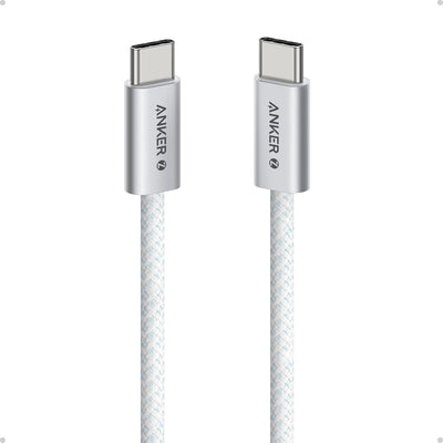 Cable USB-C A USB-C Anker Zolo 240W, Trenzado 1m blanco - Achorao